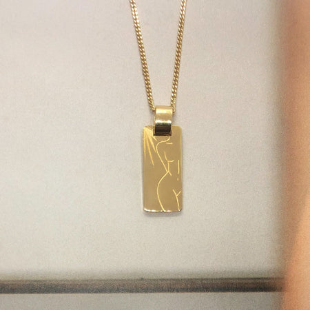 25%OFF Nobody’s property pendant necklace/ GOLD or SILVER