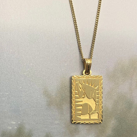 25%OFF No rain no booty pendant necklace/ GOLD or SILVER