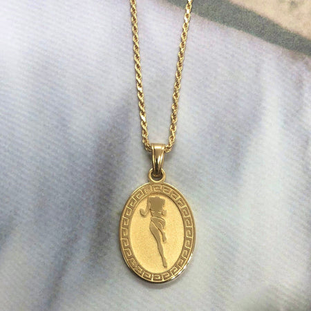No tan lines needed pendant necklace/ GOLD or SILVER