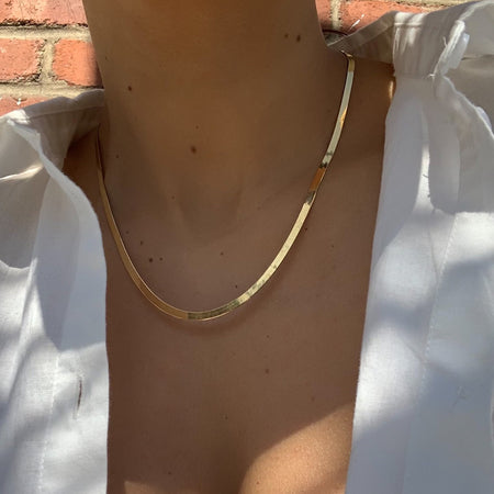 Herringbone chain/ Gold or Silver
