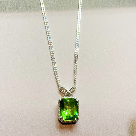 25%OFF Lucky 7 Pendant Necklace/ GOLD or SILVER, many stone colors available !⋈!