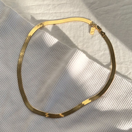 5mm Herringbone chain/ Gold or Silver