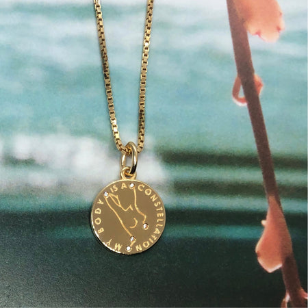 Constellation pendant necklace in GOLD