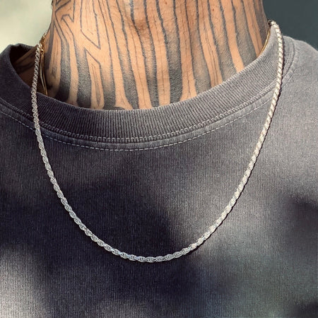 22" rope chain/ GOLD or SILVER !⋈!