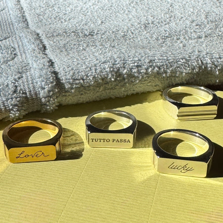 Word of Affirmation Ring in GOLD or SILVER !⋈!