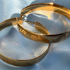 Not So Shy Signature Hoops in GOLD or SILVER
