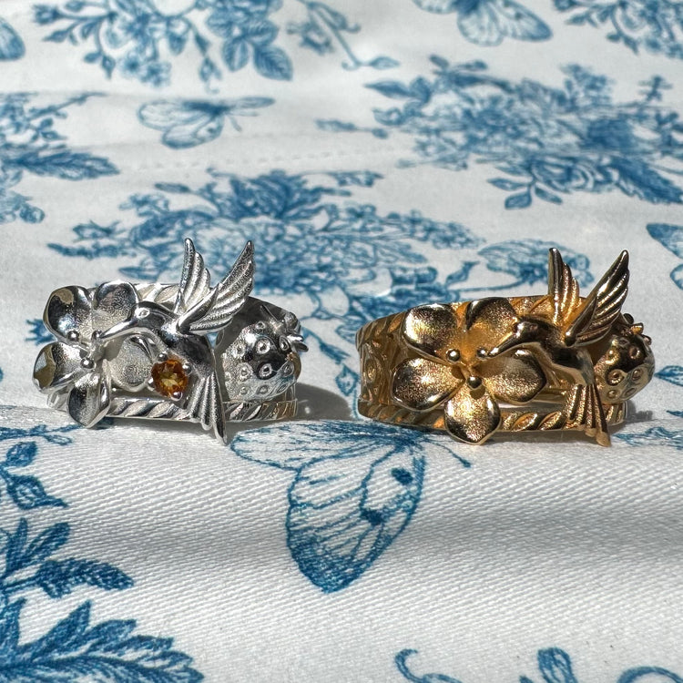 July xoxo Ring in GOLD or SILVER