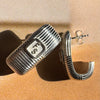 July 1987 Signature Demi-Hoops in GOLD or SILVER
