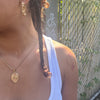 Bambi & Swan pendant necklace/ GOLD or SILVER