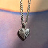 Angel Heart 222 or 444 pendant necklace in GOLD or SILVER