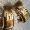 July 1987 Signature Demi-Hoops in GOLD or SILVER