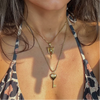 Heaven key pendant necklace in GOLD or SILVER