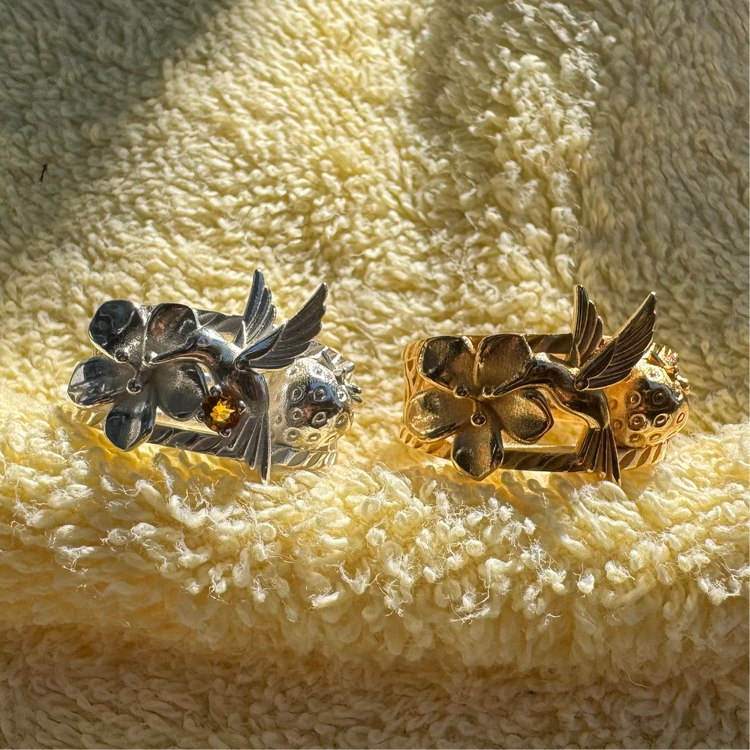 July xoxo Ring in GOLD or SILVER