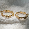Garden Party Hoops in GOLD or SILVER