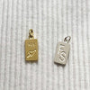 Bambi & Swan pendant necklace/ GOLD or SILVER