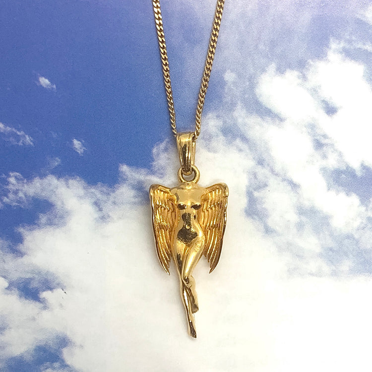 Precious Angel pendant necklace/ GOLD or SILVER !⋈!