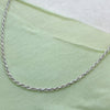 18" Rope chain/ Gold or SILVER