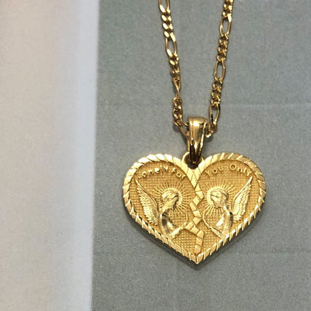 Damn I miss you pendant necklace/ GOLD or SILVER