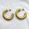 The bold and the beautiful hoops in GOLD
