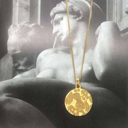 Venus pendant necklace/ GOLD or SILVER