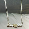 Love Club Pendant Necklace/ Gold or Silver