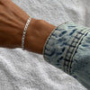 Very fancy Figaro bracelet/ Gold or Silver