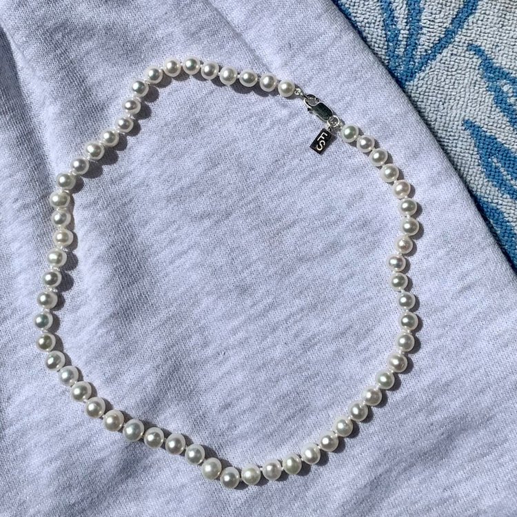 Freshwater Pearls Necklace/custom length 14” to 22”!⋈!