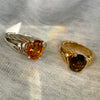 Baby Stunner Ring/ GOLD or SILVER/ choices of gemstones